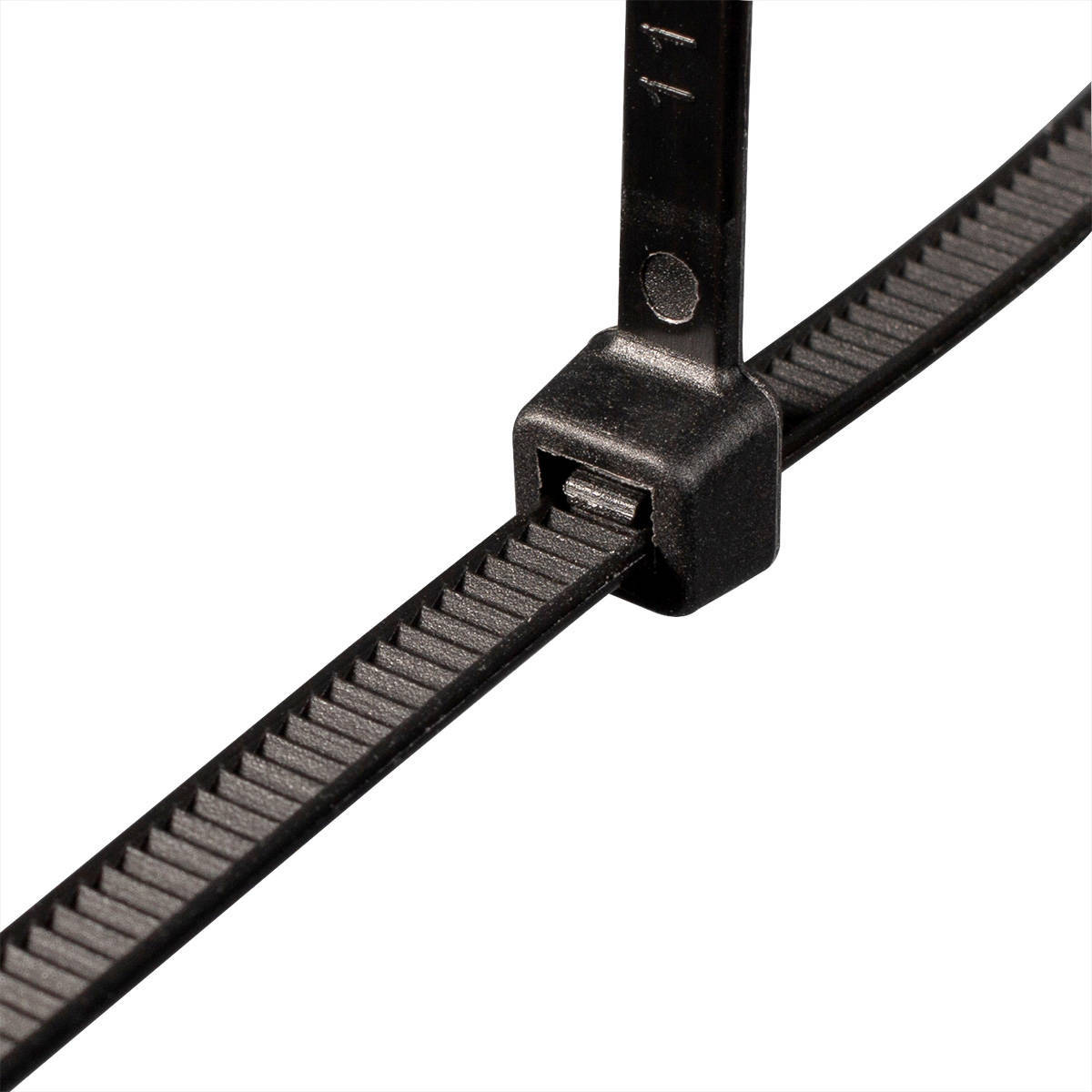 Стяжка нейлоновая Fortisflex КСС черная (100шт)